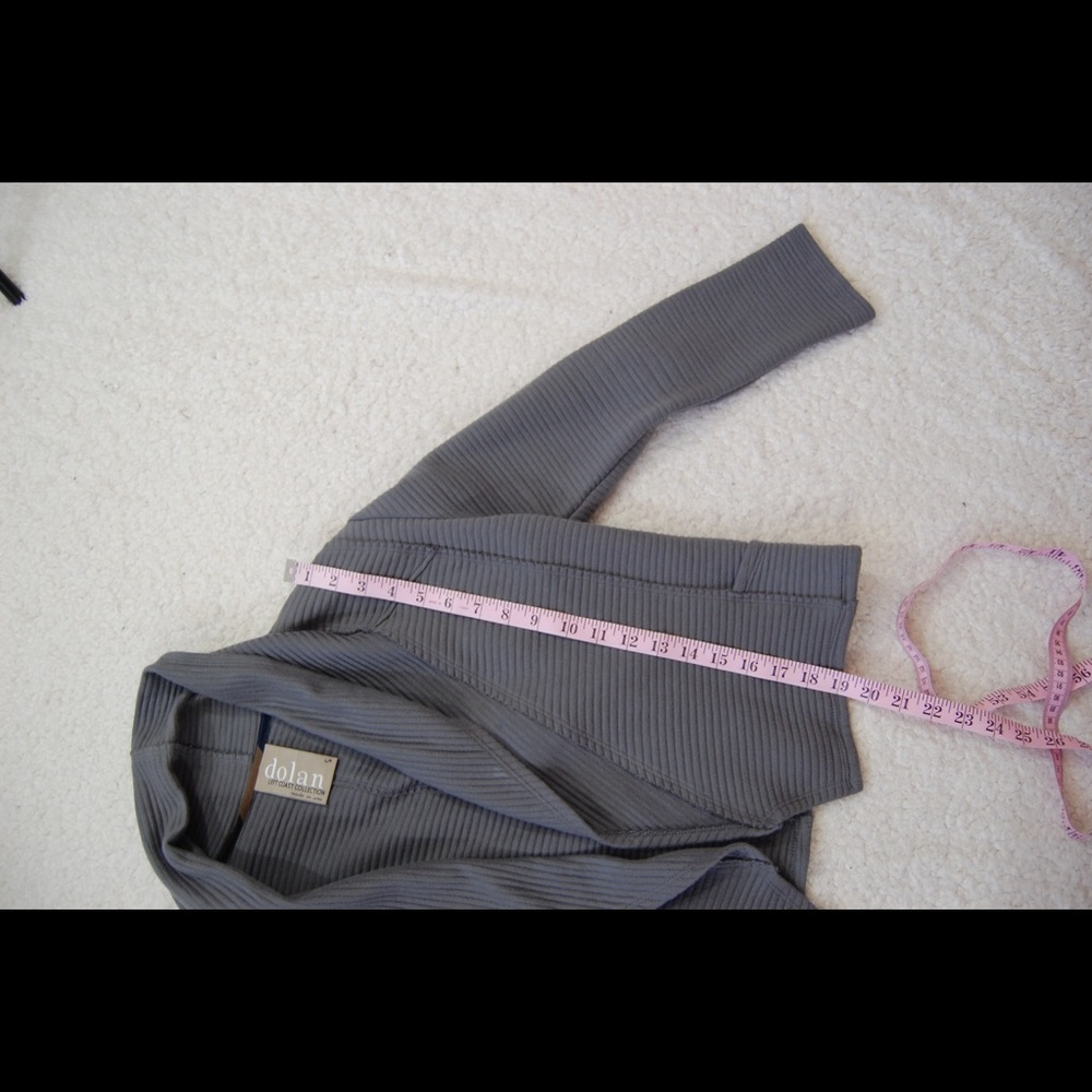 Dolan left coast Collection Gray Open Cardigan - Picture 3 of 5